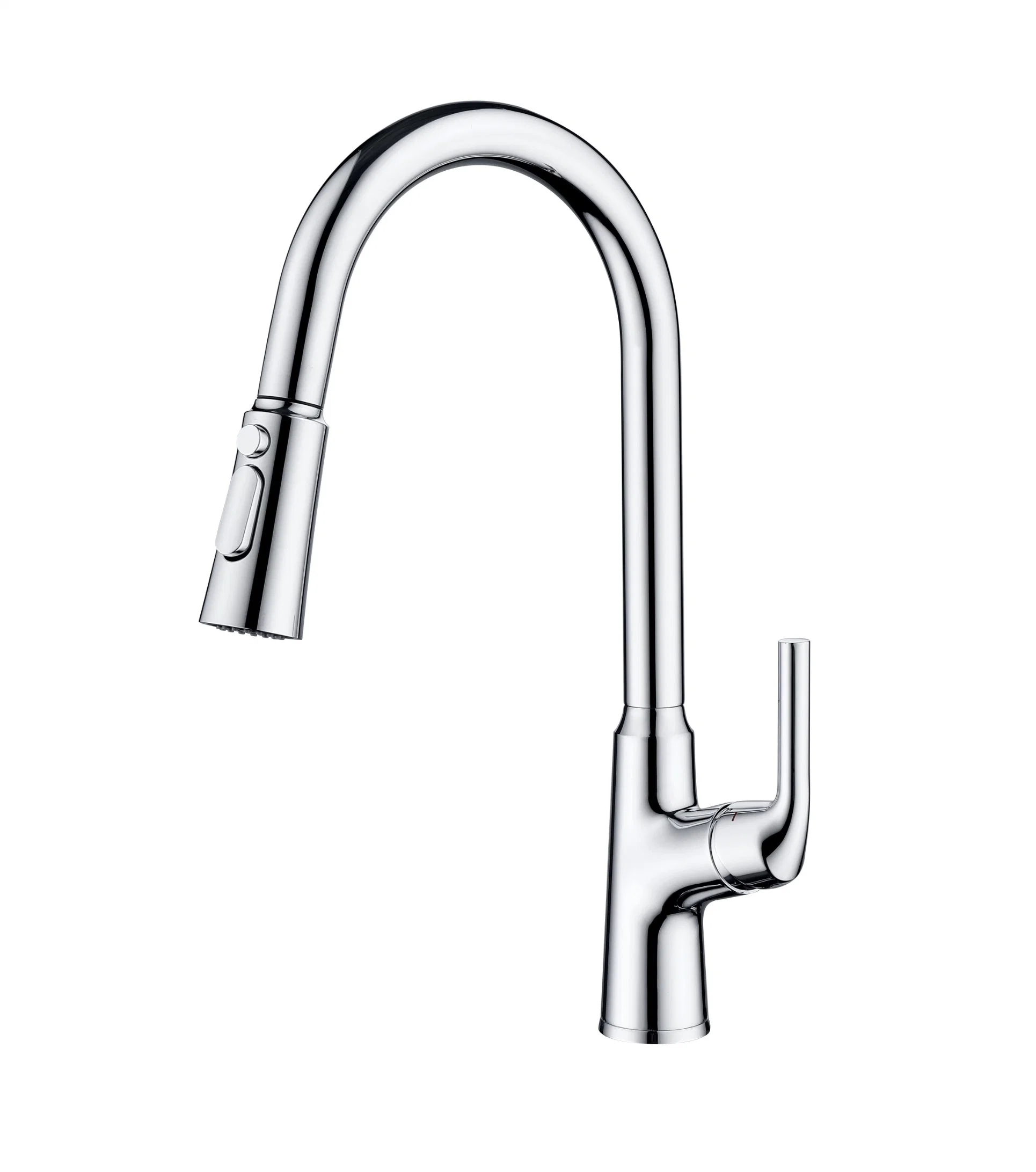 Water Saving Pull-out Brass Kitchen Sink Faucet Mixer Taps for Kitchen