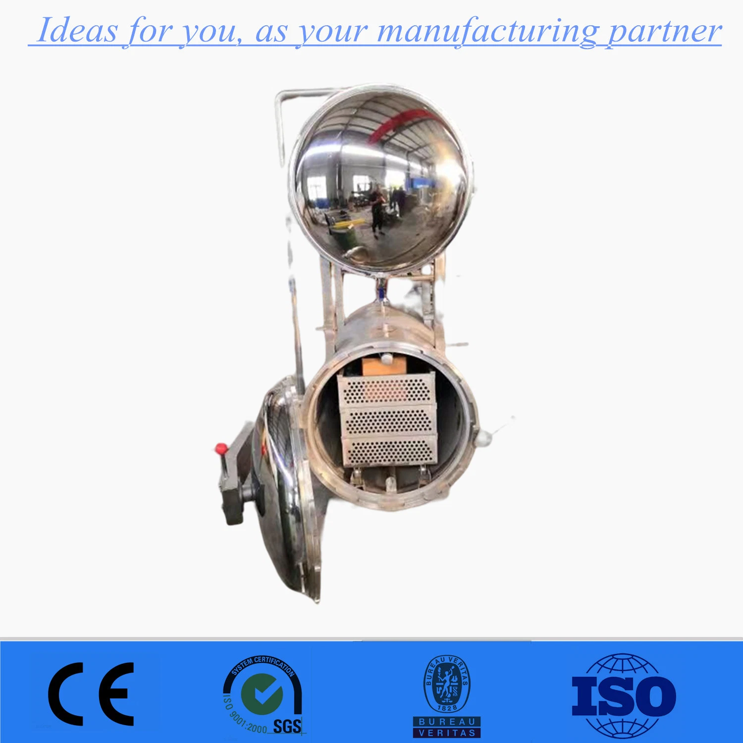 Automatic Retort Machine Food Autoclave Sterilizer for Meat Milk Vegetable Fruit Pouch Cans