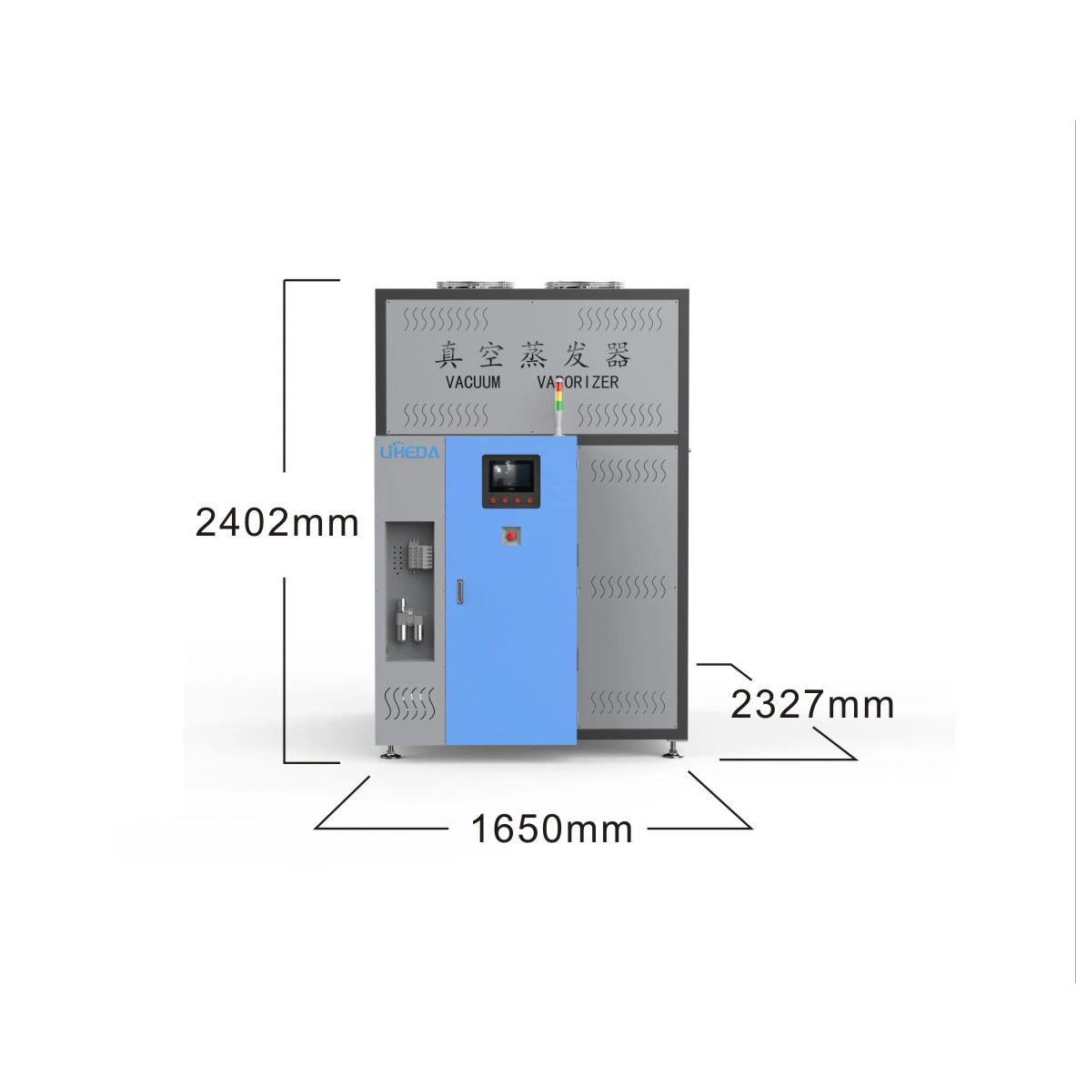 Distribuição por grosso de 2000L/dia de Energia da Bomba de calor ar Evaporador criogénicos, equipamento de tratamento de esgoto concentrada por evaporação