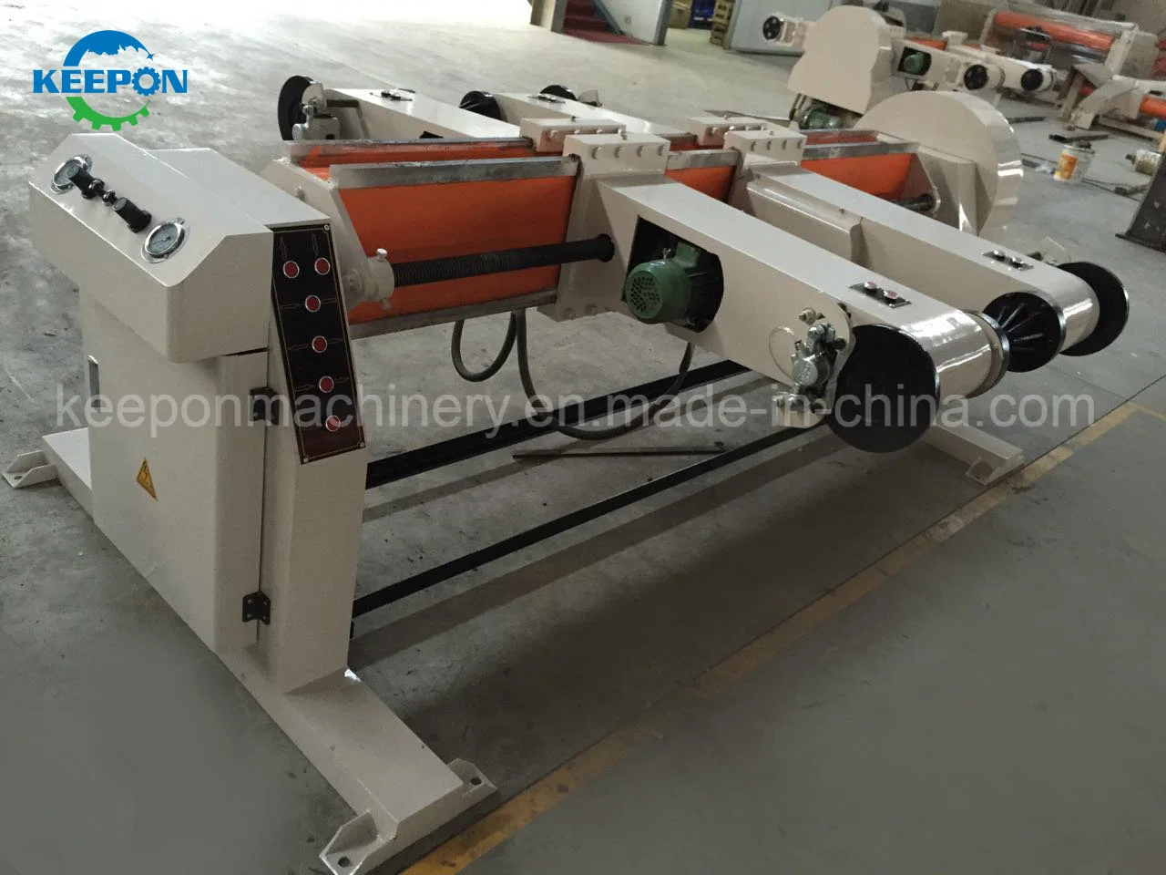 Vacuum Fingerless Single Face Corrugated Paper Cardboard Making Machine (QWJ-1300/1600)