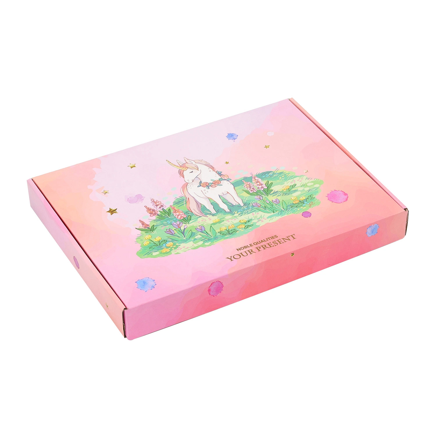 Suitcase for Kid Girls with Wood Recycle Packaging Boxes Craft Customized Paper Corrugated Box