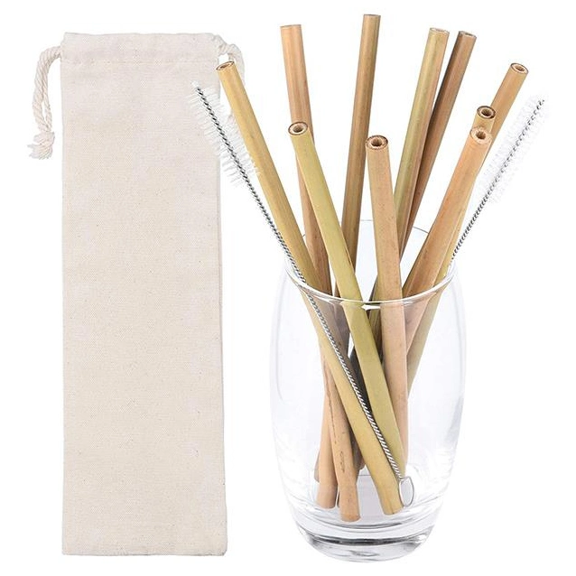 Natural Bamboo Drinking Straw Reusable Bamboo Straw Organic Bamboo Straws