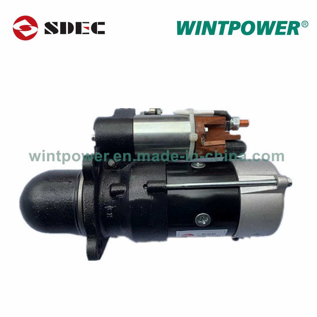 Sdec Starter Motor S00003606 24V Genuine Original Spare Parts for Shangchai Engine H Series