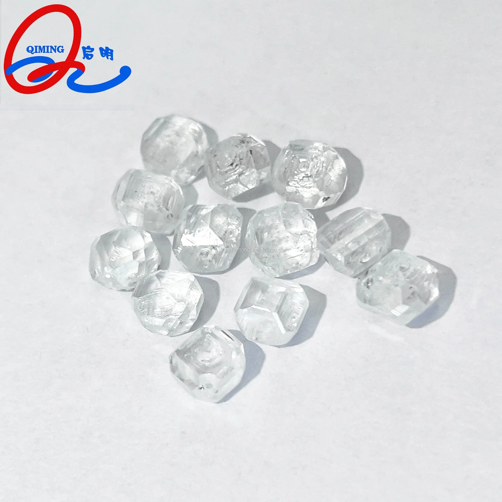 Wholesale White Uncut 1-1.5mm Lab Grwon Created Rough Diamond Stone