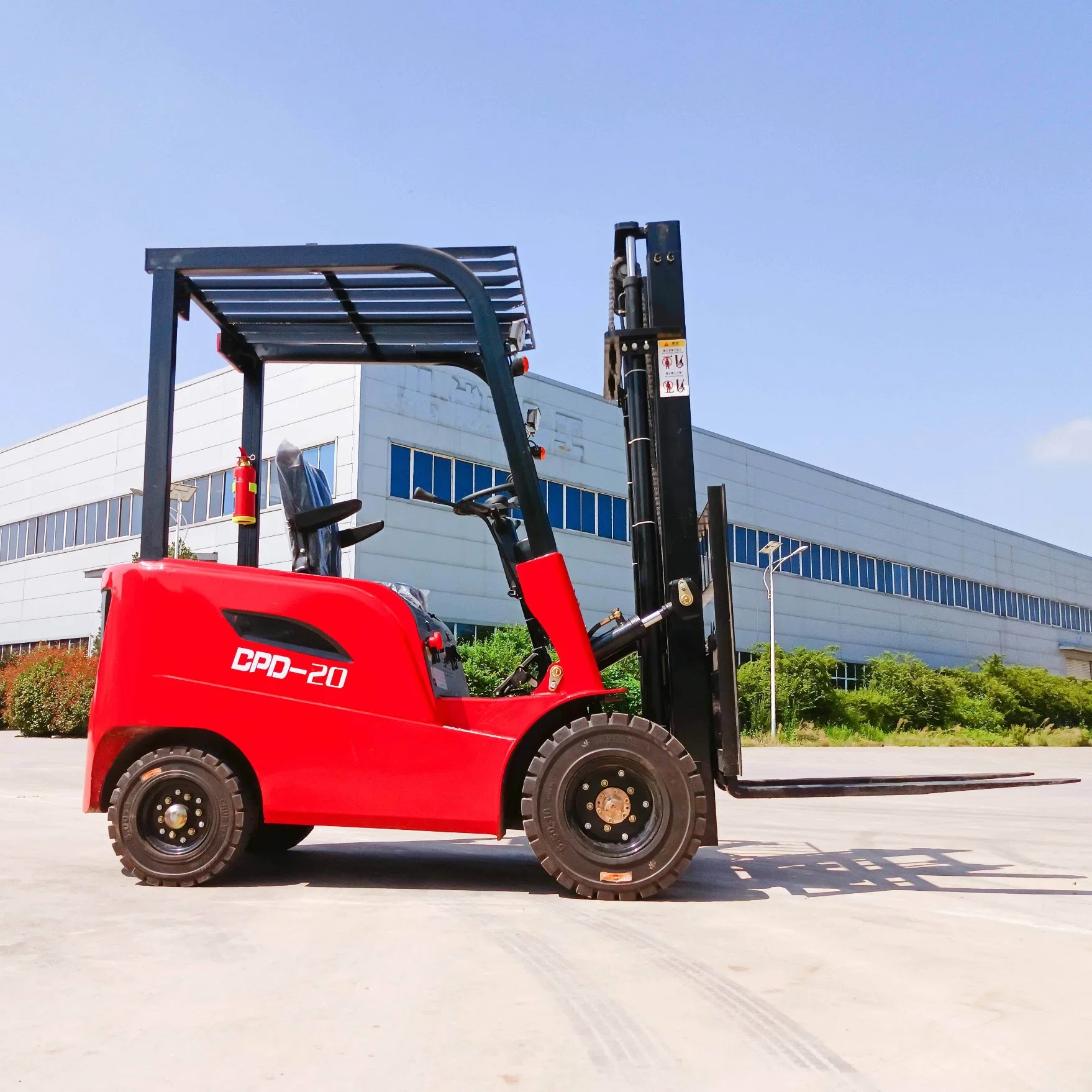 1ton 2ton 2.5ton Electric Forklift Cheap Fully Automatic Hydraulic Lifting Thickened Steel Plate