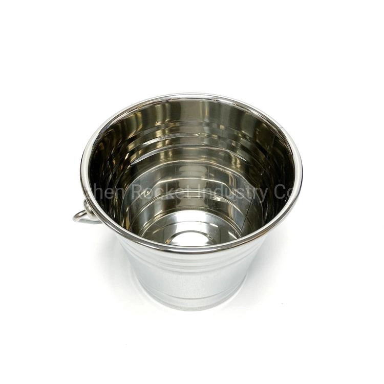Wholesale/Supplier Tin Silver Metal Champagne Stainless Steel Ice Bucket