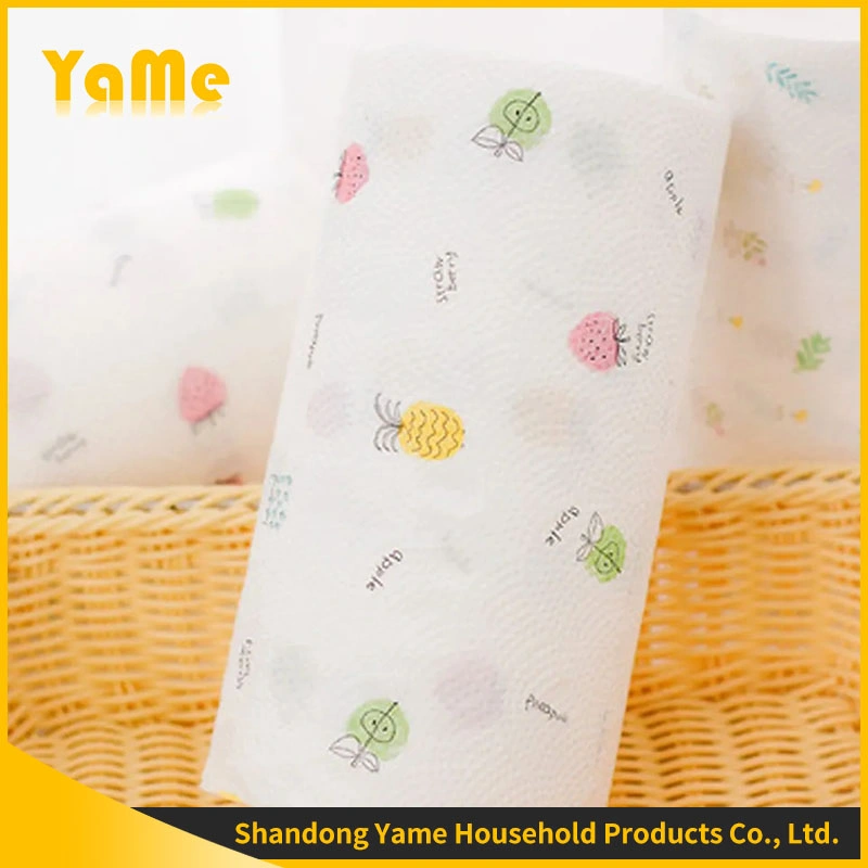 Washable Kitchen Wipes Samples Offered Non-Woven Fabric Wet and Dry Household Cleaning Paper