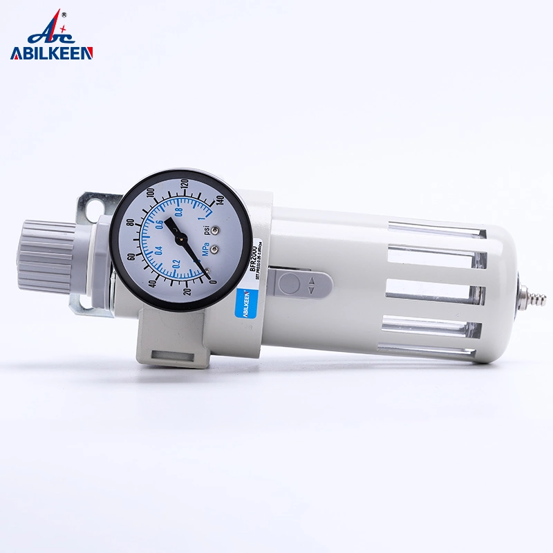 Afr Serie High Flow Druck Luftquelle Behandlung Verschiedene Drain Druckluftfilter-Regler mit Manometer