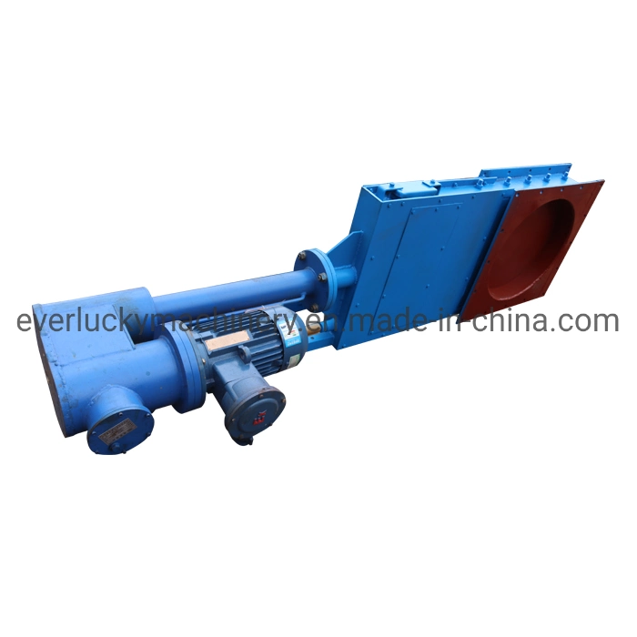 360mm Square Opening Mild Steel Electric Hydraulic Slide Gate Valve for Silo
