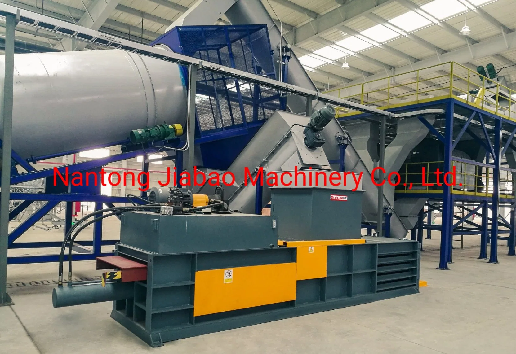 Good Performance Semi-Automatic Horizontal Hydraulic Paper Baler Sponge Press