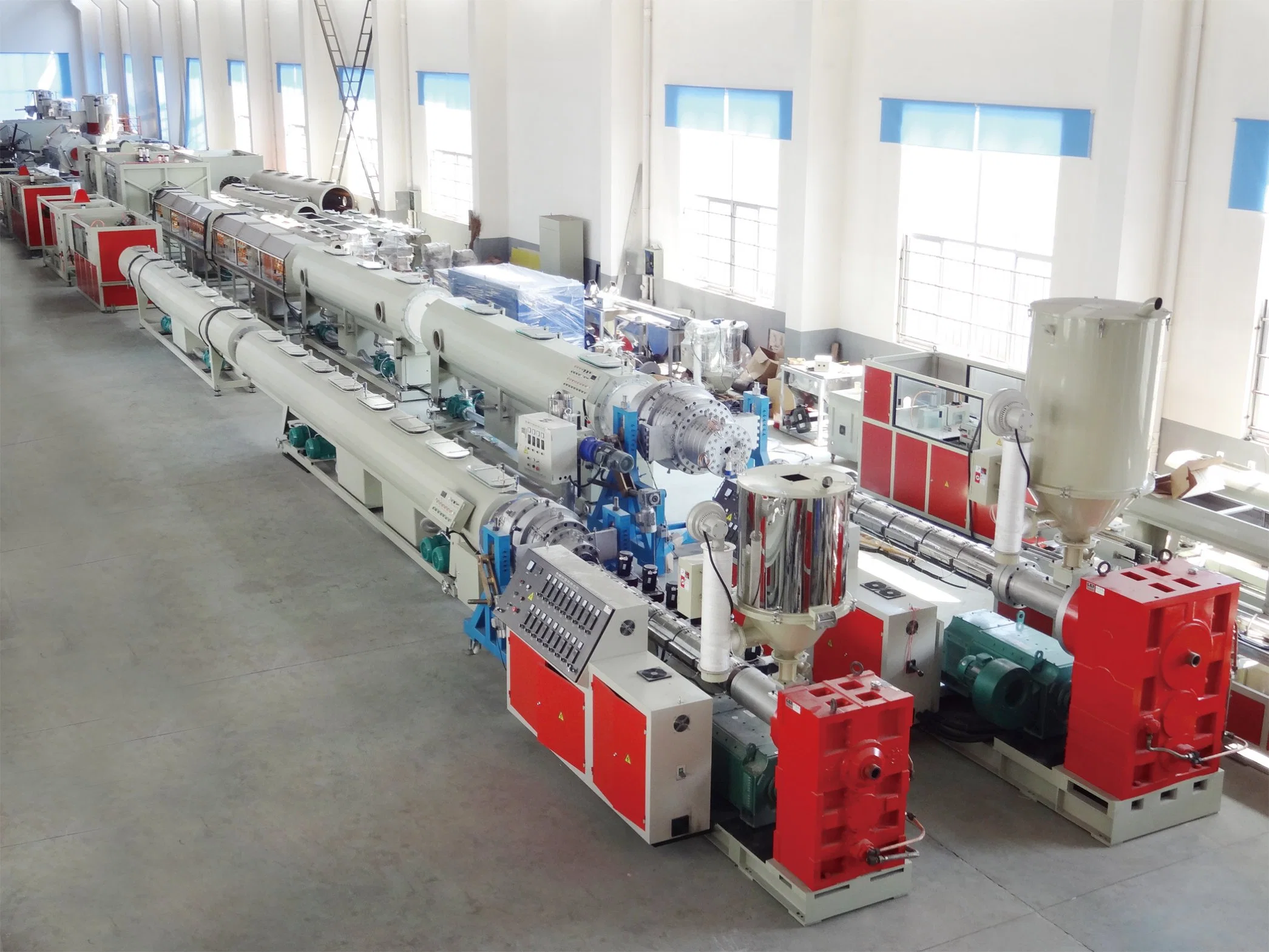 Best Selling PE HDPE Pipe Extruder Making Machine Plastic Extruding Production Line