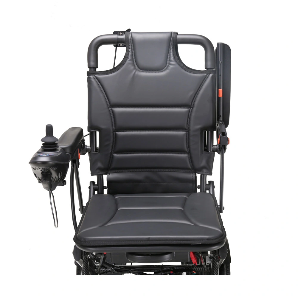 Déplacement extérieur handicapés transport léger en aluminium fauteuil électrique pliant
