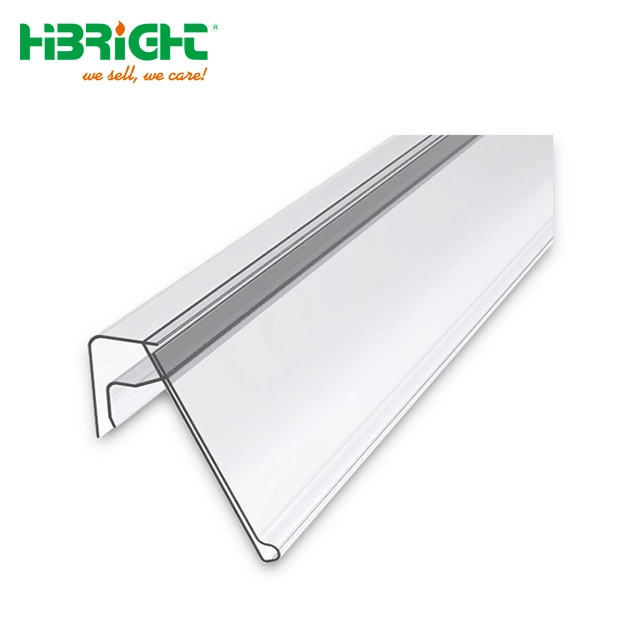 Wholesale/Supplier Plastic Dual Price Tag Channel for Single Wire Freezer Shelves