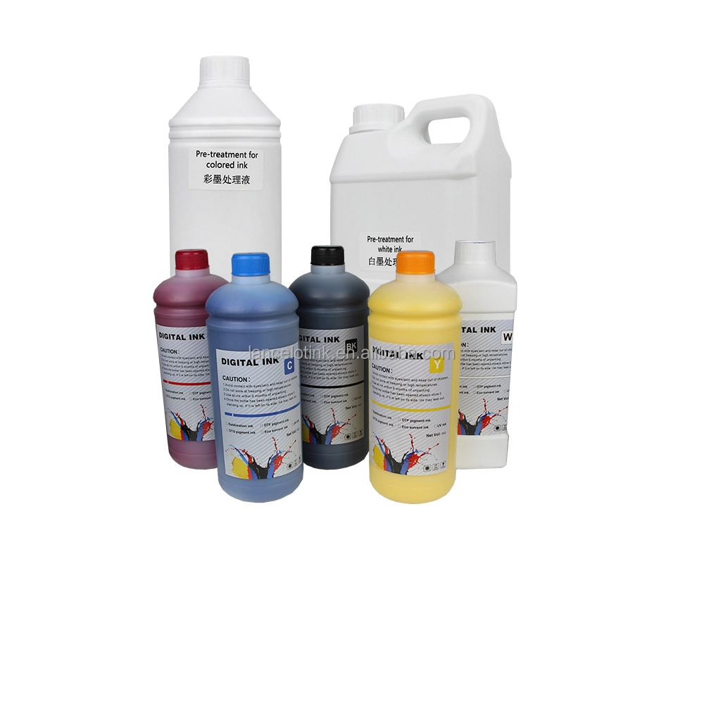 Cmyk White DTG Inks Direct to Garment Printing Inks for Digital Inkjet DTG Printer