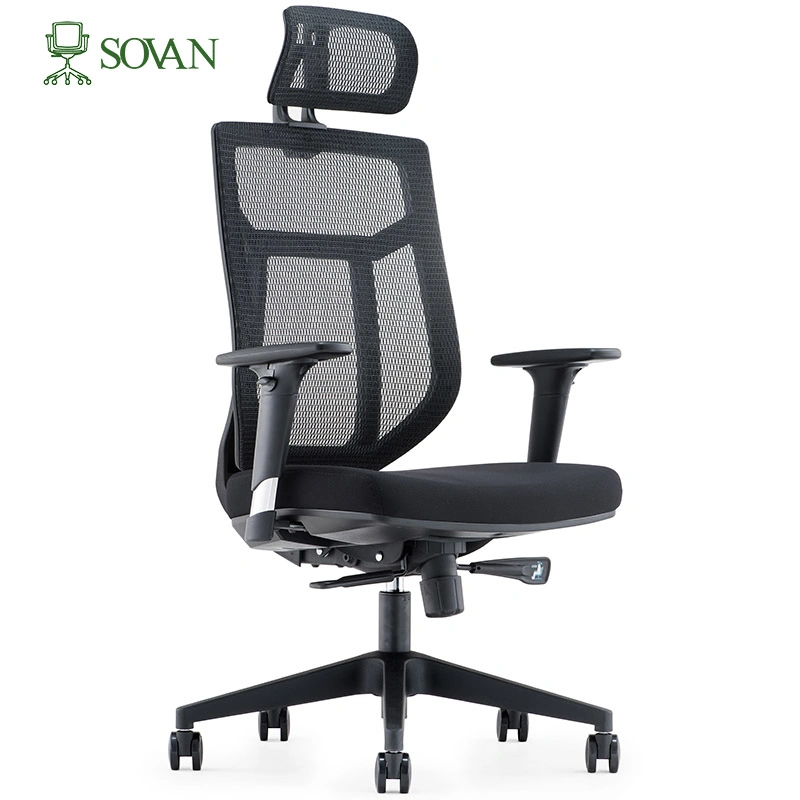 Wholesale/Supplier Classic Mesh Revolving Seating Adjustable Luxury Waiting Room Guest Ergonomic Office Chair Furniture