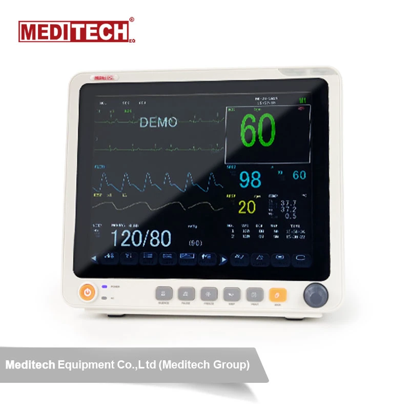 Cheap Price 12 Color TFT Display 6 Parameters Patient Monitor ICU Medical Emergency Equipment Patient Monitor