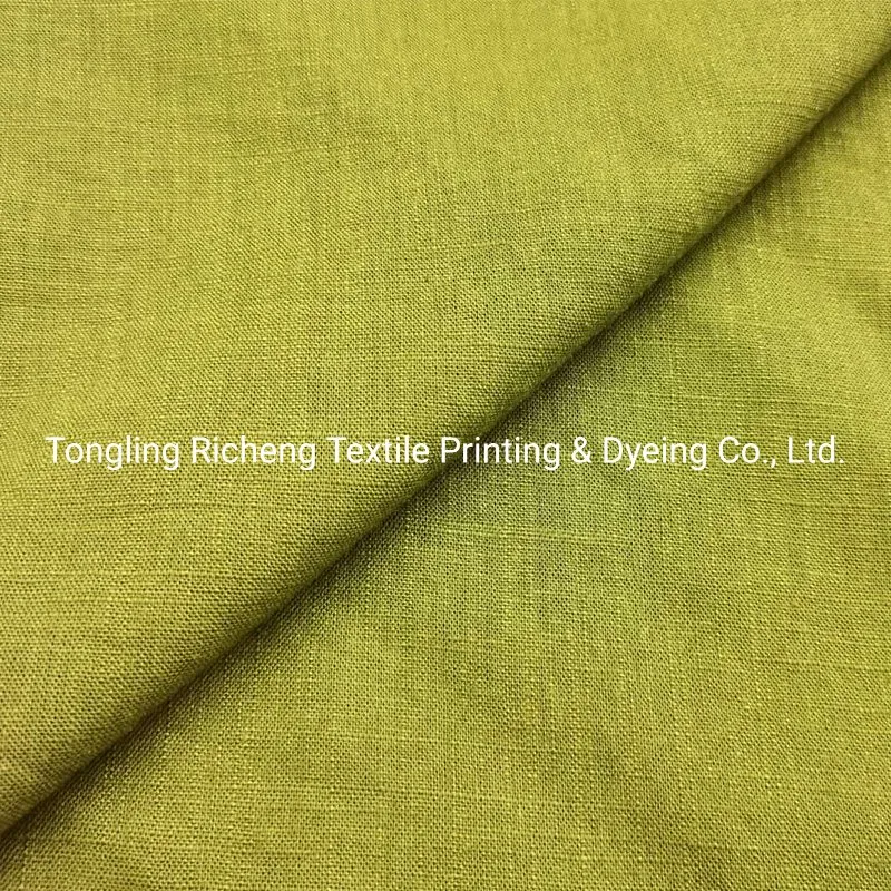 Wholesale/Supplier Textile Process Soft Linen Fabric for Spring and Summer Dress Skirt Shirt