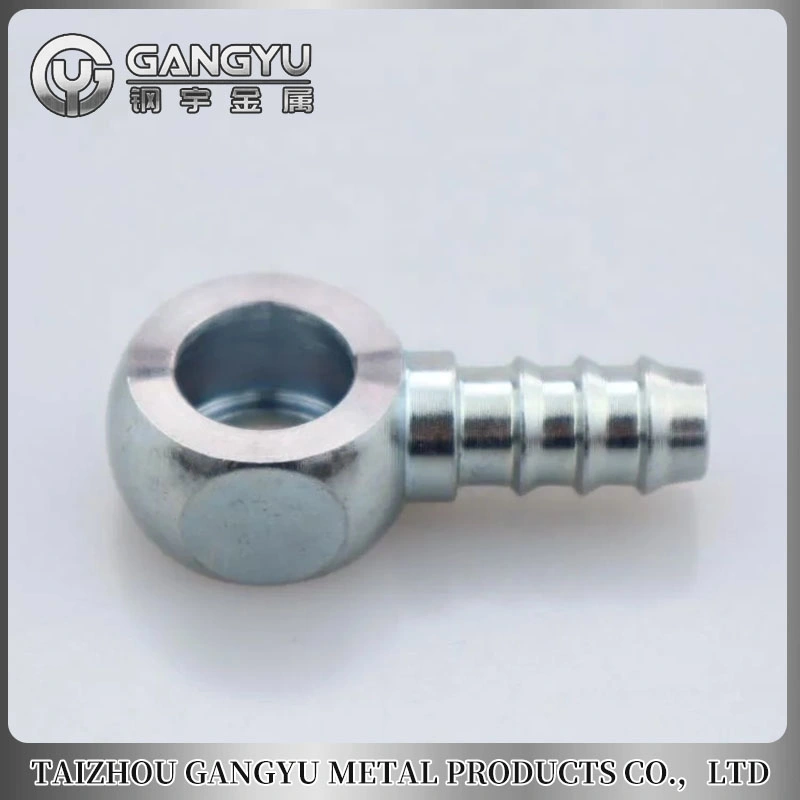 High quality/High cost performance  Yellow Zinc Plated Carbon Steel Hydraulic Pump Parts Oil Hose Banjo Fitting