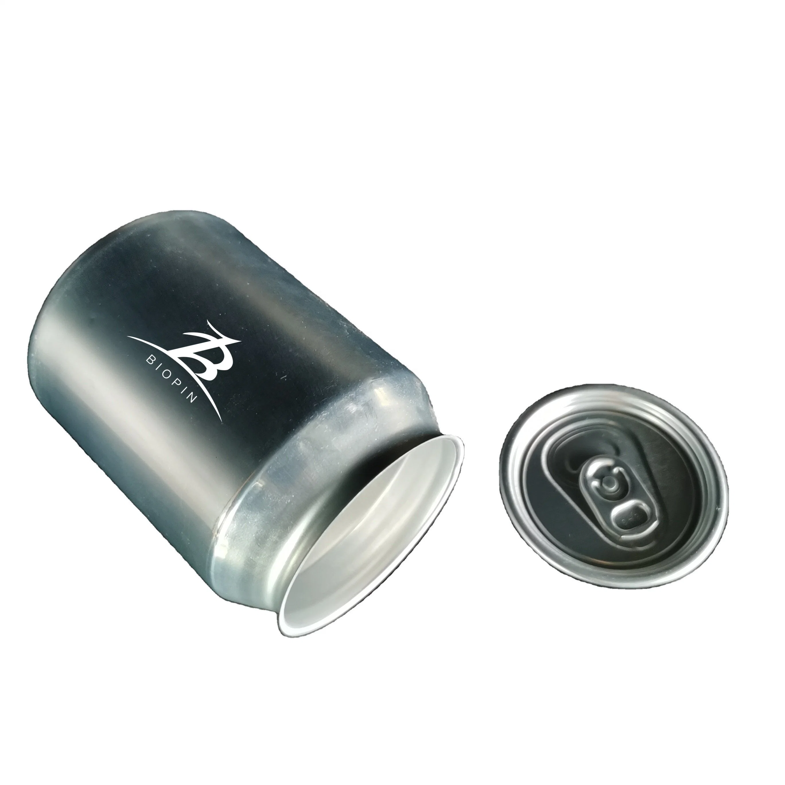 250ml Standard Aluminum Can and Lid for Drinks Packaging Container
