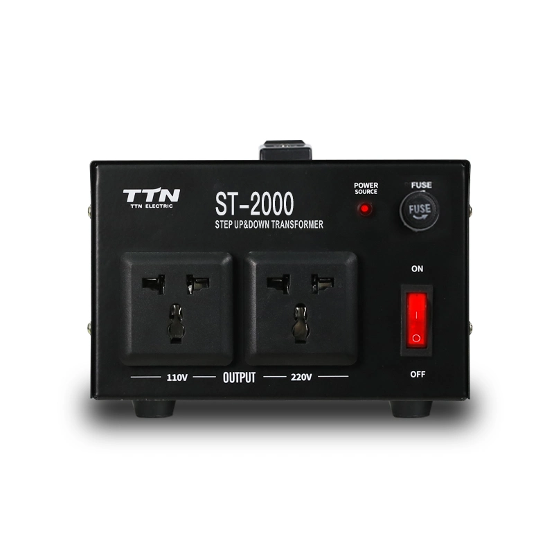 Convertidor de tensión TTN St-2000VA transformador de subida y bajada 110V En 220V