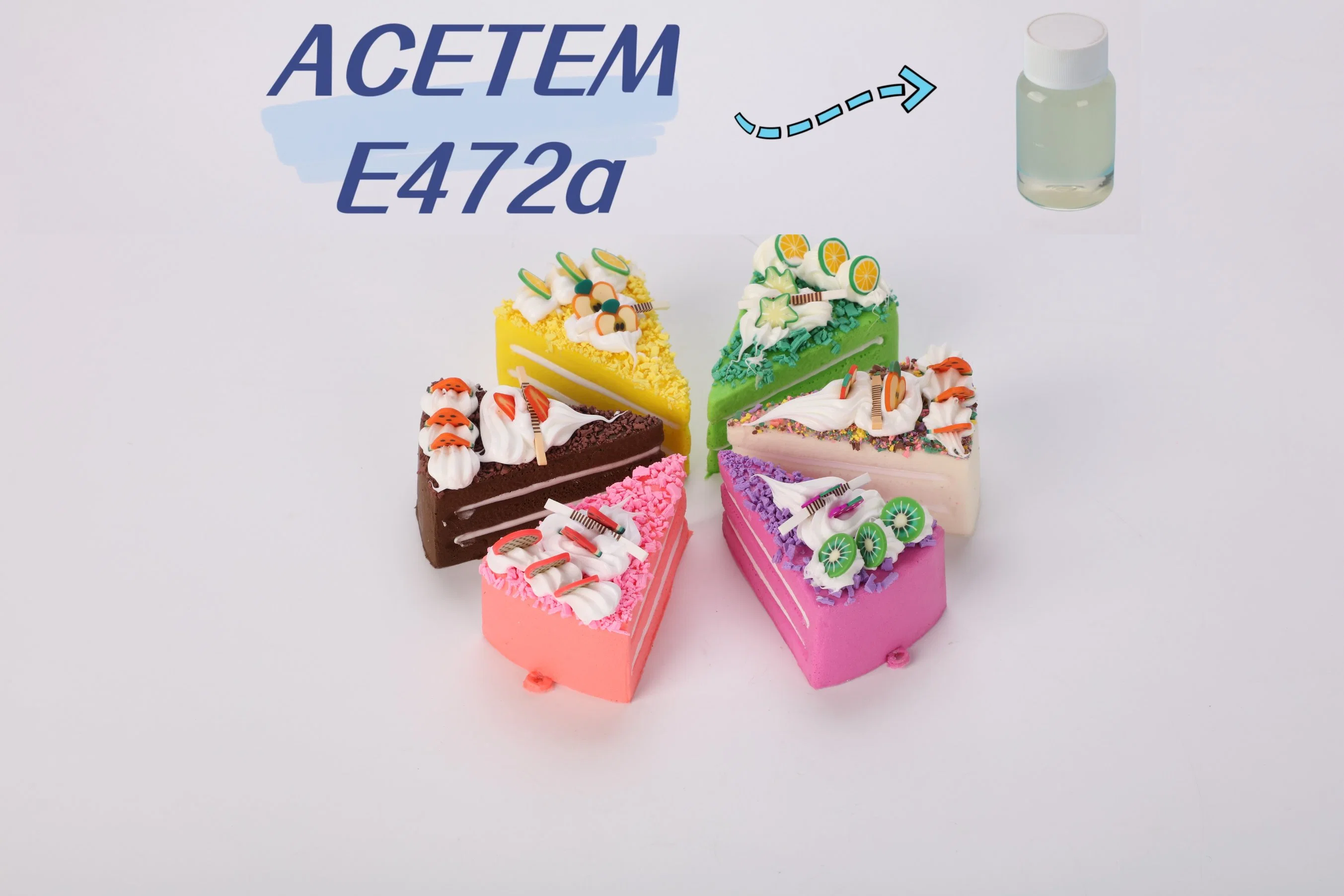 Natural Food Emulsifier Additive Acetylated Mono- and Diglycerides (ACETEM) /E472A Chemical
