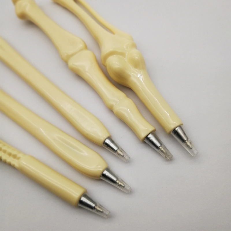 Office Supplies Plastic Cheap 5 Style Bone Shaped Ball Pens