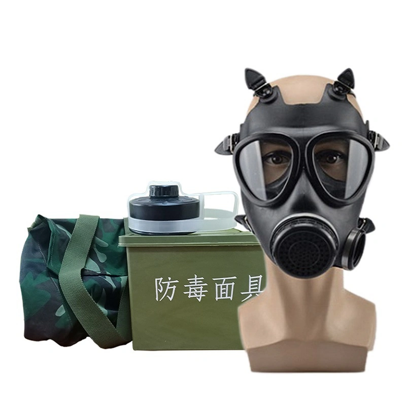 High quality/High cost performance  Chemical Full Face Military Gas Mask with Single Activated Carbon Filter