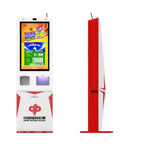 Automated Touch Screen Lottery Vending Machine with Cash Acceptor and Coin Dispenser