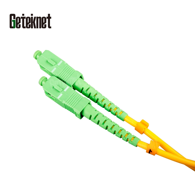 Gcabling LC/Sc/FC/St Patch Cord Optic Fiber Sm Duplex Sm 9/125 Yellow LSZH Fiber Patch Cord