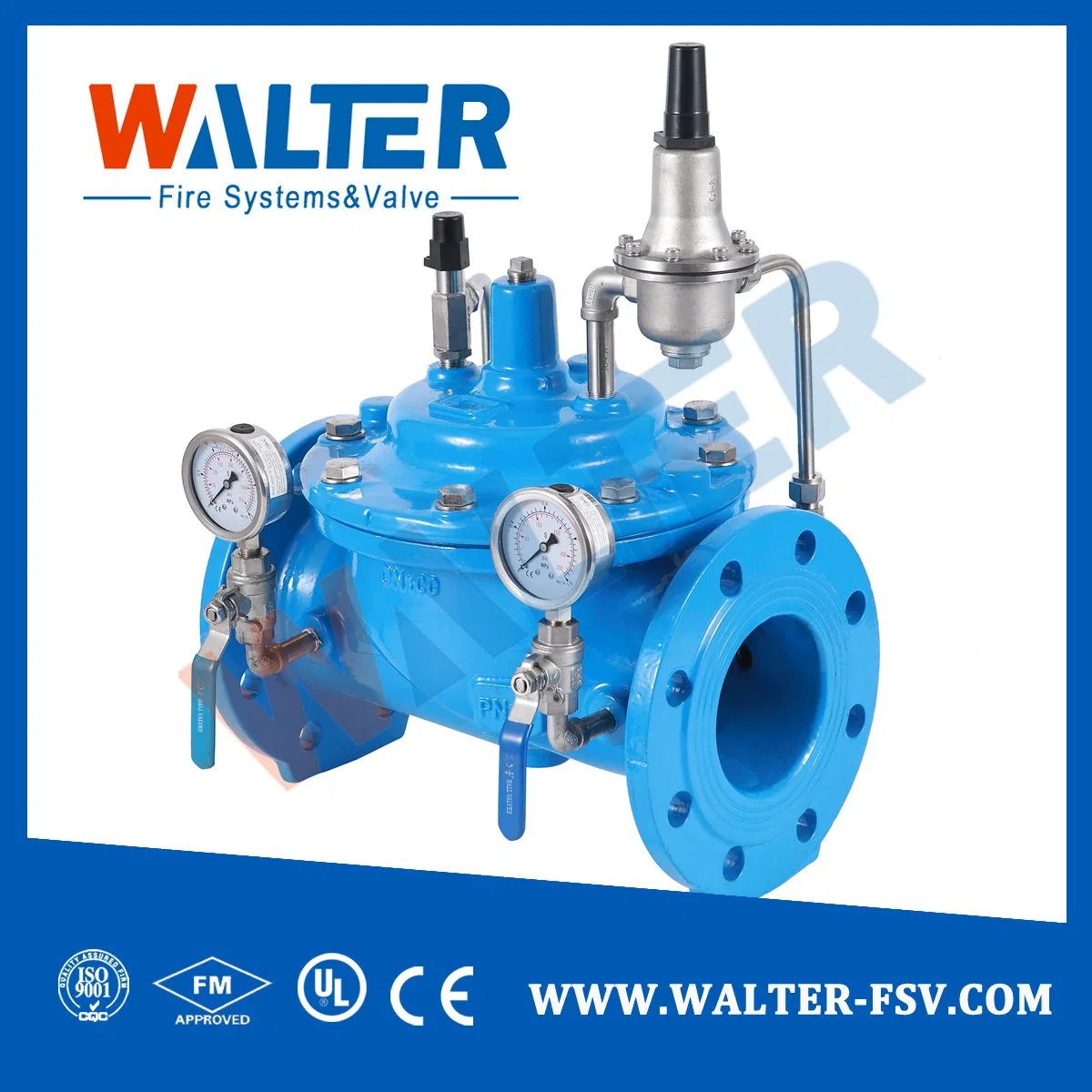 Residential Area Drinking Water Pipe Fittings Pressure Reducing Valve