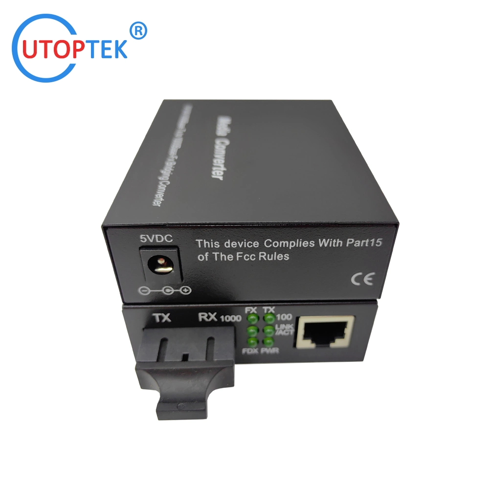 Wholesale/Supplier 10/100/1000m Fiber Optic Media Converter 20km/40km/60km/80km/120km Fiber Converter