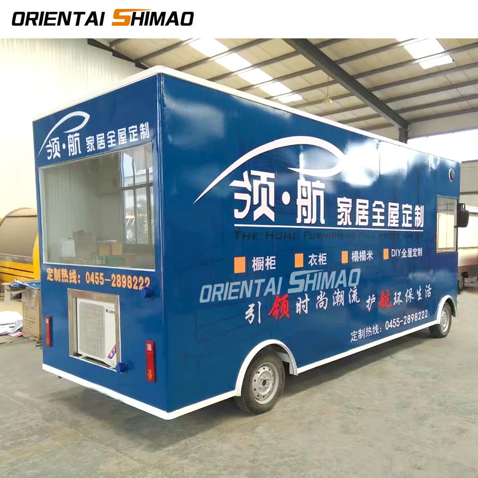 Mini Bus eléctrico chino Carrito de helado de camión de alimentos