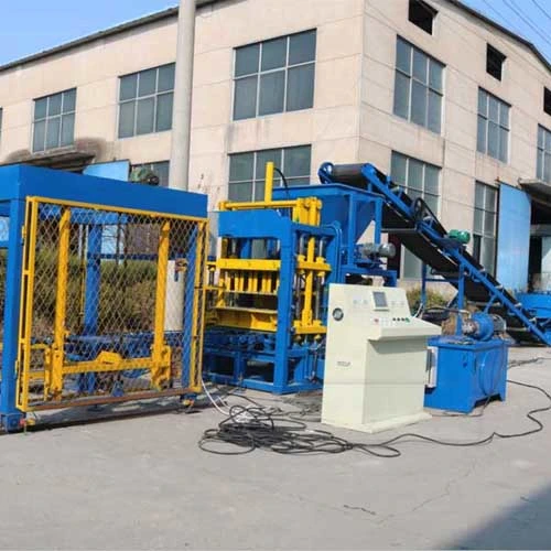 Semi Automatic Road Construction Equipment Color Concrete Paver Block Making Machine