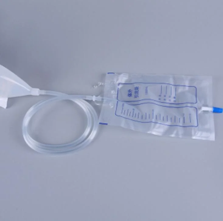 Medical Surgical Disposable Sterile Urine Drainage Bag with Silicone Urine Shell