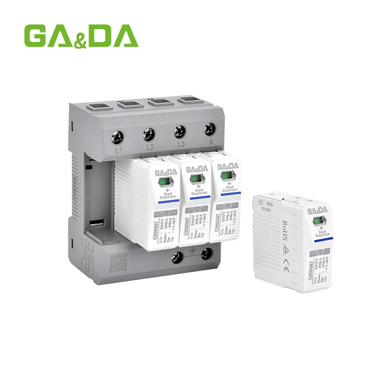 Gada Electric 40ka 80ka Surge Protector Device SPD 4p 280V AC Low Voltage