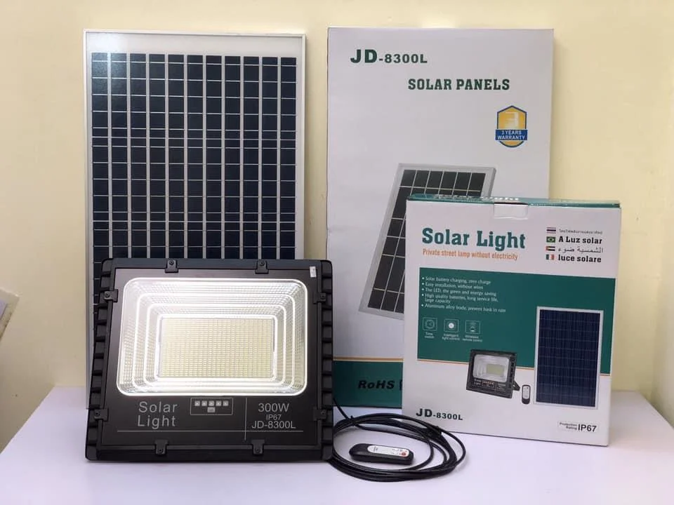 Luz solar lámpara LED Alimentación iluminación de hogar iluminación de hogar IP67 Luz de inundación de LED Solar lámpara de energía solar