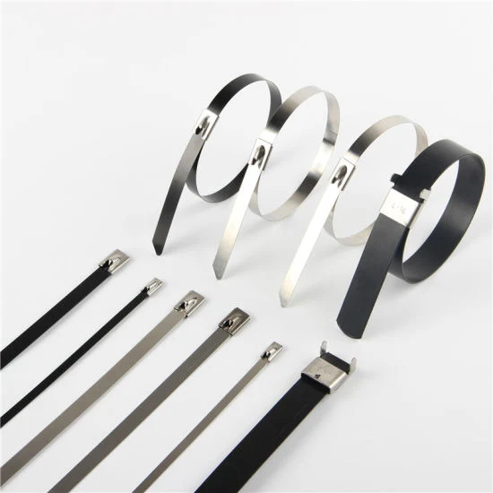 New Material Metal Lock Stainless Steel Ball Lock Type Solar Cable Tie Clip