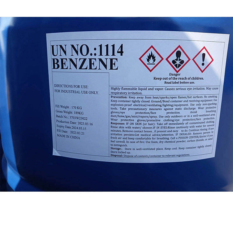 Factory Supply CAS 71-43-2 99% Benzene with Best Price