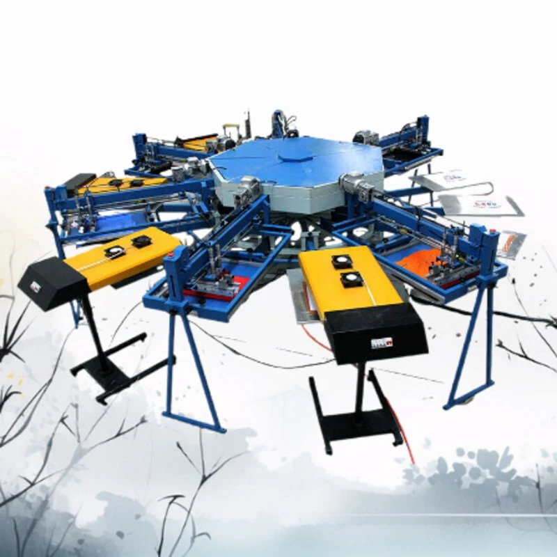 4 Color Automatic Textile Printing Machines T Shirt Screen Printer Press for Sale