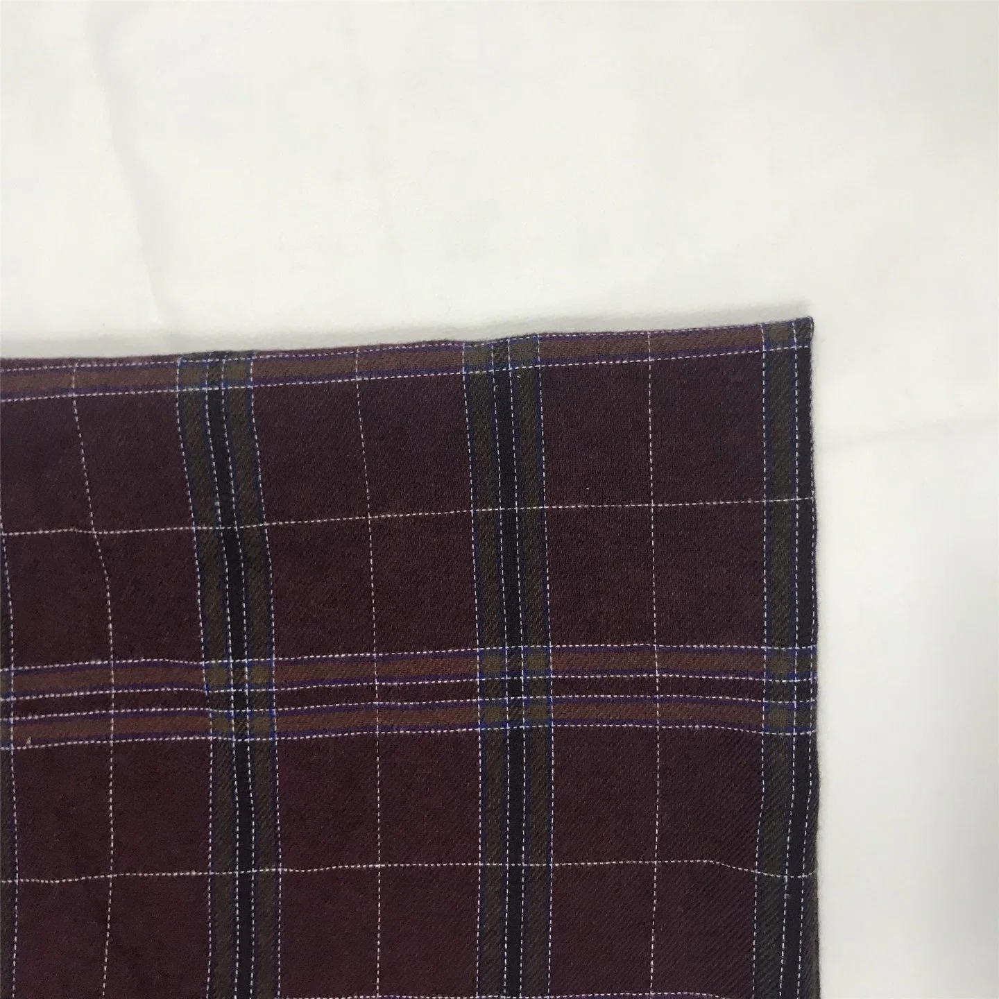 Cotton Check Flannel Fabric Yarn Dyed Flannel Cotton Fabric