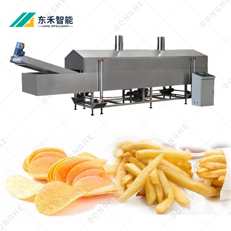 300-500kg Automatische knusprige Kartoffelchips, die Maschine Preis Snack-Lebensmittel Produktionslinie