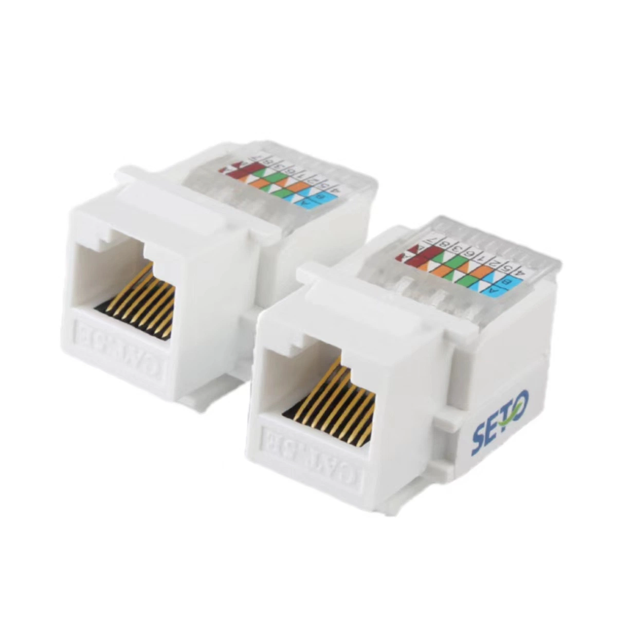 RJ45 Cat5e OEM UTP CAT6A CAT6 Cat5e Ethernet Keystone Jack