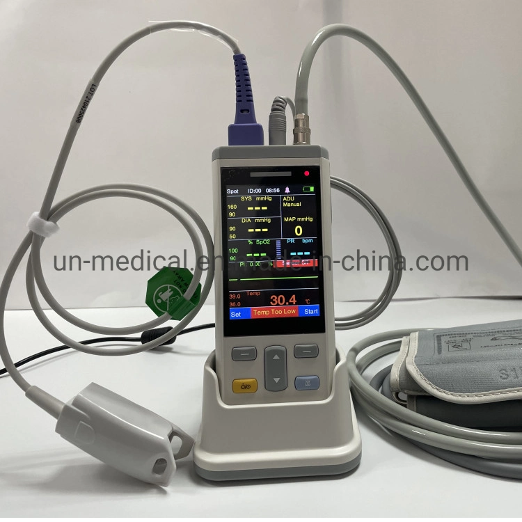 Wuhan Union Medical PC100 CE ISO Handheld Patient Monitor Portable Multi-Parameter Monitor for Clinical