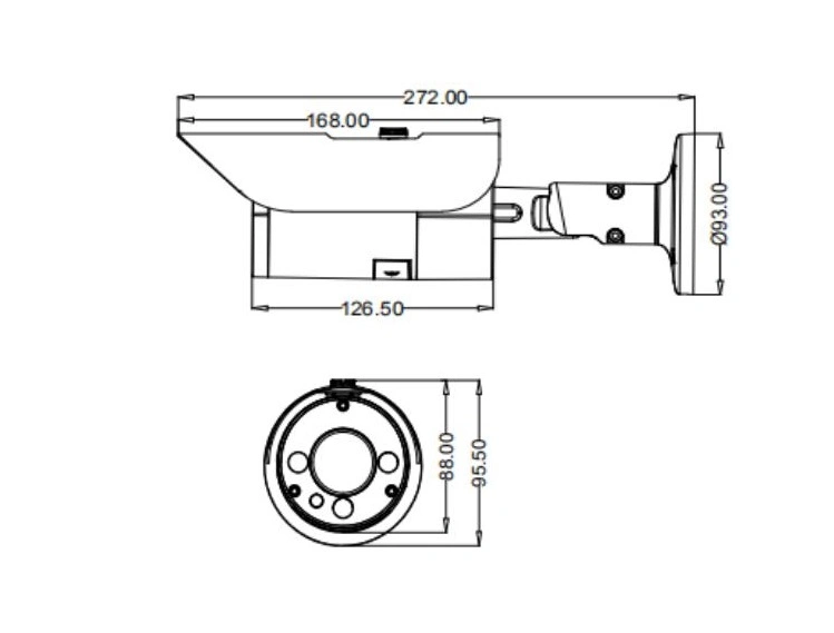 Fsan 2MP IR infrarouge ai Intelligent CCTV Security Bullet IP Appareil photo