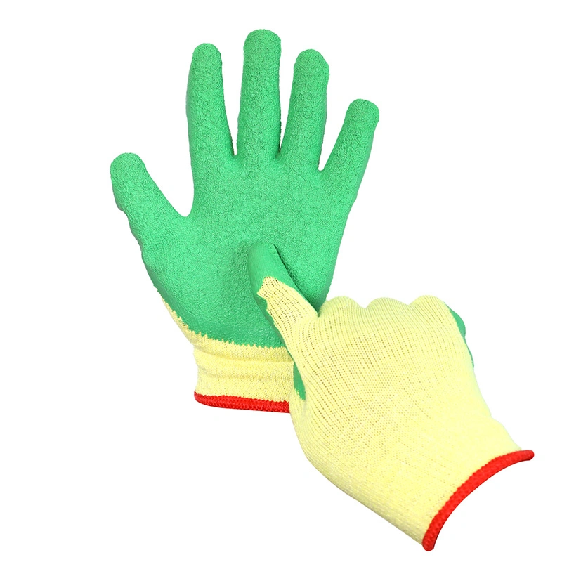 Latex Coated Firm Grip General Purpose Repairing and Construction Safety Work Gloves for Men and Women