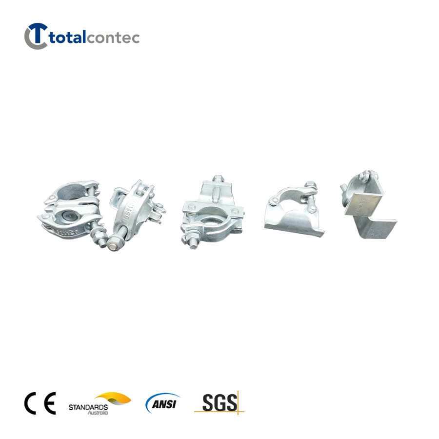 Factory Directly Forged/Pressed Swivel Fixed Double Clamps Fittings Couplers for Tubes and Fittings