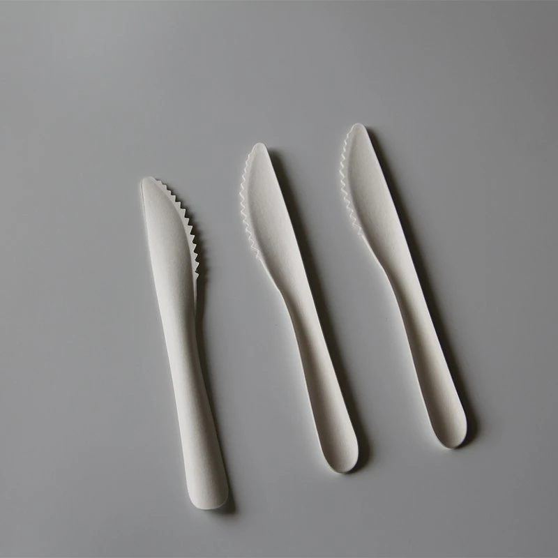 Disposable Paper Cutlery Set 100% Biodegradable Bagasse