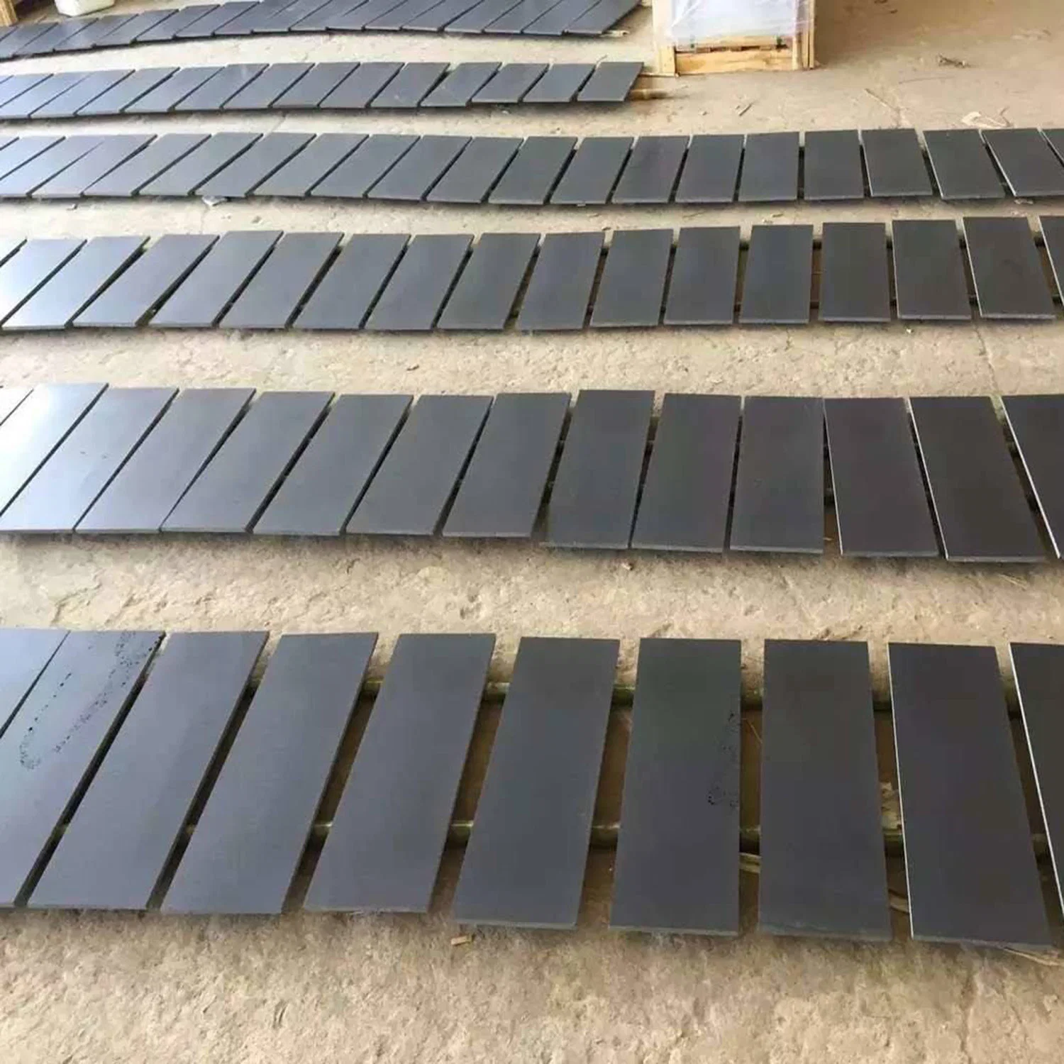 Chinese Natural Hainan Black Grey Andesite Stone for Flooring Tile