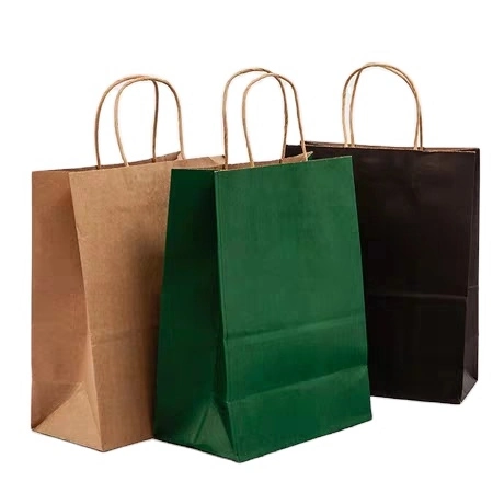 Wholesale/Supplier Eco-Friendly Gift Party Paper Shopping Kraft Paper Bag with Logo Print