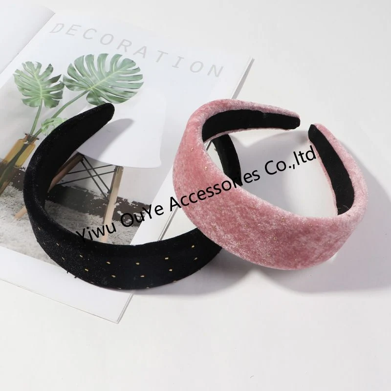 Customized Fashion Retro DOT Velet Hairpin Headhoops Hair Accessories Hairhoops